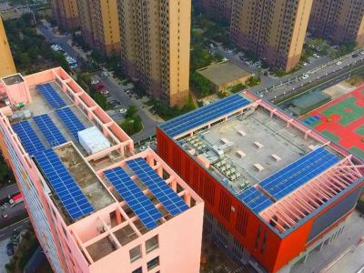 合肥市一六八中學（東區(qū)）150KW屋頂分布式光伏電站